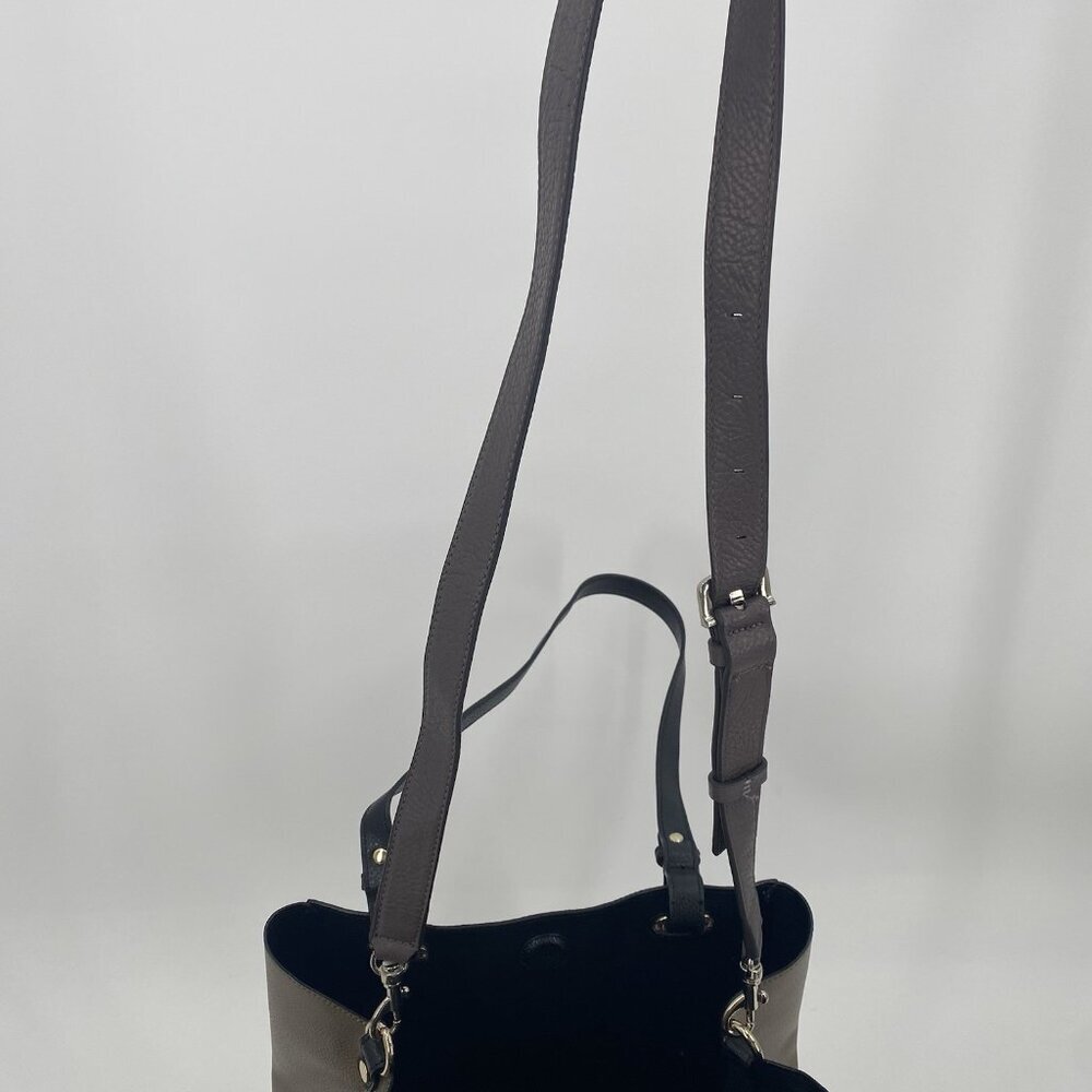 Andrew Marc Tan Beige Black Marc New York Handbag Tote Crossbody - Picture 9 of 14